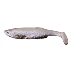 Gumená nástraha 3D Bleak Paddle Tail 10,5cm 8g White Silver