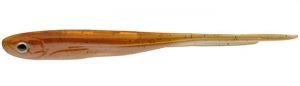 Gumená nástraha K DON S2 Spear Tail 7,5cm Dark Brown