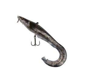 SAVAGE GEAR - 3D HARD EEL TAIL BAIT 17cm 40g SS 01 - Dirty Silver – Wild  Gear