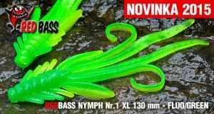 Nymfa RedBass Nr. 1 XL - 130mm - Fluo/Green