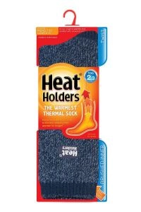 Termo ponožky Heat Holders Men Twist Socks 39-45 melír čierno-modré