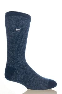 Termo ponožky Heat Holders Men Twist Socks 39-45 melír modro-čierne