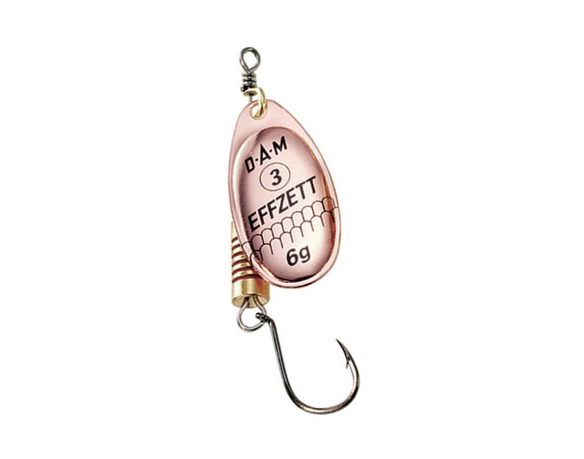 DAM Rotačka Effzett Spinner With Single Hooks Copper veľ.1 3g